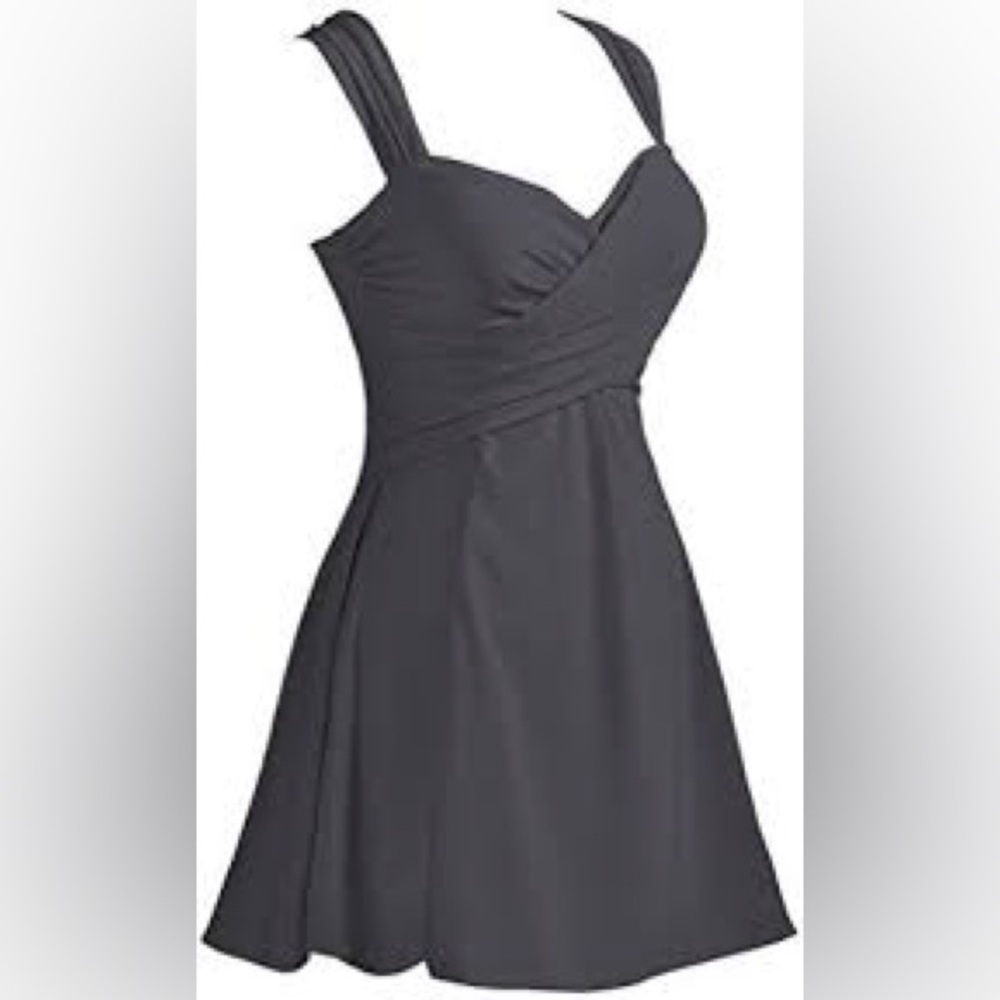 Classic Black One-Piece Swim Dress – Women's Swim One Piece